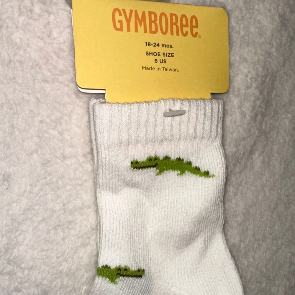 NWT SNAPPY DRESSER ALLIGATOR SOCKS 18-24 MONTHS NEW
